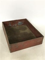 Vintage metal tray