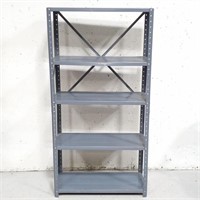 Adjustable metal shop shelf