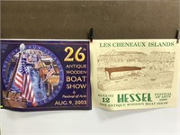 Hessel Wooden Boat show posters
