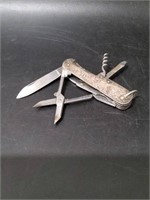 Rare Antique Sterling Silver Japan Pocket Knife