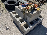 Pallet of Concrete Blocks