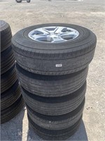 (5) Used Tires & Rims