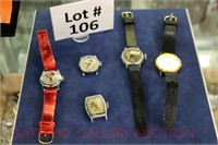 (5) Mickey Mouse Watches: