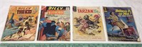 D4). 4 VINTAGE COMICS, BILLY THE KID, BILLY THE