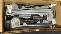 (6) Ridgid 12" Pipe Wrenches 812