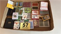 Assorted playing cards
