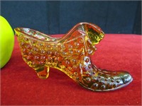 Vintage Fenton Hobnail Shoe