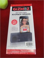 Gizmoz Battery Free Boom Box Speaker- iPhone 5 Up