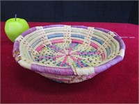 Multicolor Woven Basket