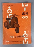 1965 Vespa Parts & Accessories Book
