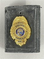 Vintage State Of Alaska Lieutenant Police Badge