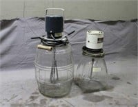 (2) Vintage Electric Butter Churns
