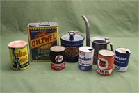 (7) Vintage Oil Cans