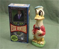 Jesse Ventura Action Figure Toy & Vintage Duck