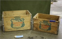 (2) Vintage Canada Dry Wood Crates