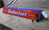 Budweiser Pool Table Light, Approx 4ftx10"