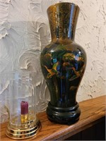 Vietnamese Vase & Other Candleholder