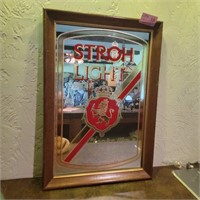 Stroh Light Beer Sign