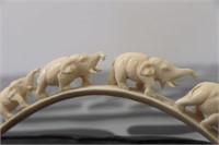 Ivory Elephant Figurine