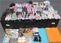 61 Pairs Various Sizes Girl's Shoes