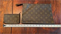 Louis Vuitton LV Toiletry/Cosmetic Bag and Coin