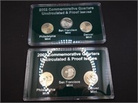 2002 Philadelphia, Denver, & San Fran Quarters