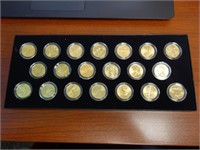 24K Plated Gold Quarters