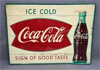 Nice Ice Cold Coca-Cola Tin Sign