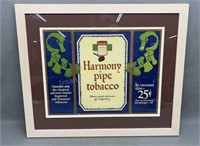 Harmony Tobacco Advertiser