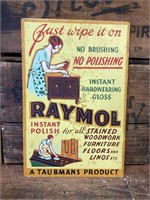 Original Raymol Taubmans Cardboard Shop Advertisin