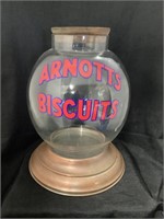 Arnott's Biscuits Glass Shop Counter Jar