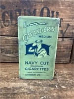 Cavander's Navy Cut Cigarette Tin