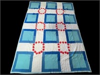 Hand Stitched Patriotic Quilt--13 Star