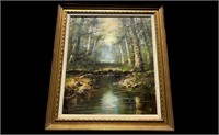 Landscape Forest Oil Painting
