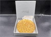 Lalique Amber Ornament