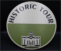 Large Metal Historic Tour Sign
