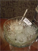 GLASS PUNCH BOWLS & CUPS
