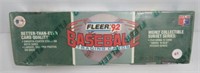 Fleer 1992 Baseball Card Set in Packaging.