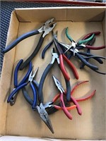 Collection of pliers and nips