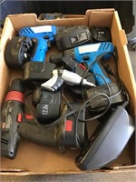 Collection of untested cordless drills