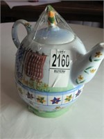 Small Painted Tea Pot