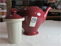 Red-Purple Tea Pot w/ Infuser