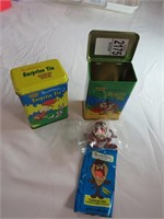 (2) Looney Toons Russell Stovers Suprise Tin