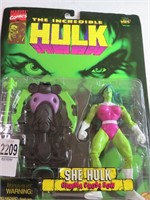 Incredible HULK She Hulk figure with Gamma