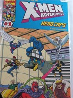 MARVEL X-MEN ADVENTURES HERO CAPS #1 1993 NEW