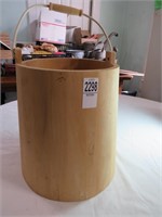 Light Wooden Bucket Handmade