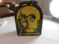 Star Wars C-3PO Embossed Face Carry All Tin Tote