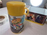 1982 Ronald McDonald Lunch Box w/ Thermos