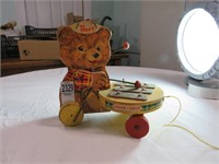 Vintage Fisher Price Tiny Teddy Wooden Xylophone
