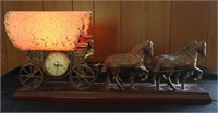 United 550 Wagon Mantle Clock- Works